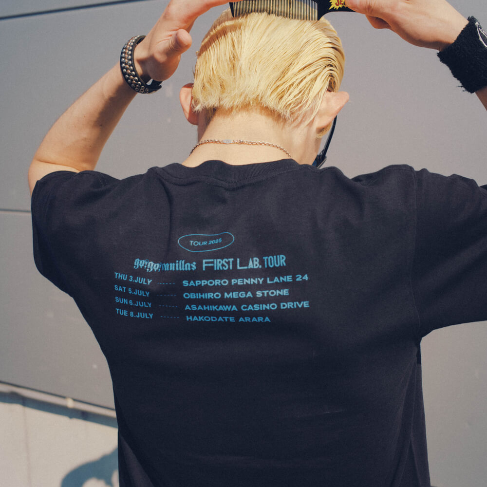 go!go!vanillas First Lab. 北海道　ツアー Tシャツ go!go!vanillas First Lab. 北海道 ツアー Tシャツ（go!go